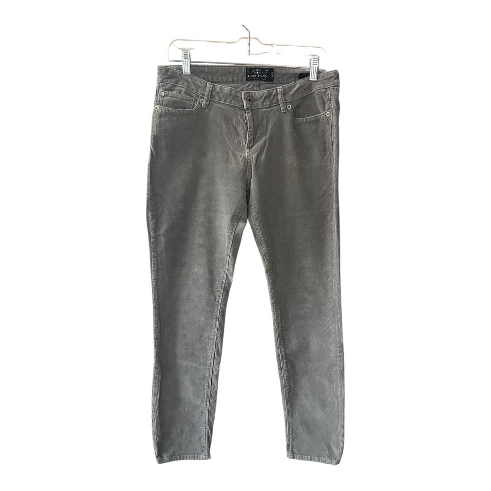 Lucky Brand Women’s Lolita Skinny Gray Corduroy Pants Size 8/29